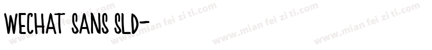 wechat sans sld字体转换